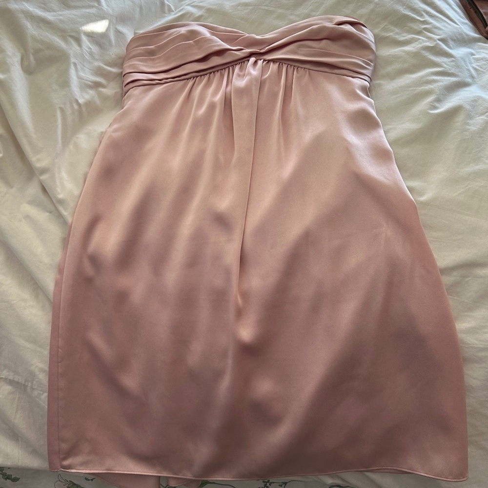 BCBG Maxazria Champagne Pink mini dress